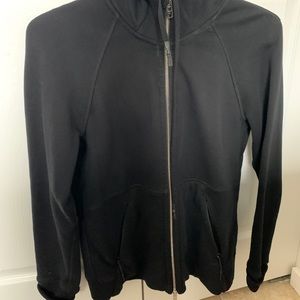 Kit and ace black zip up hoodie.